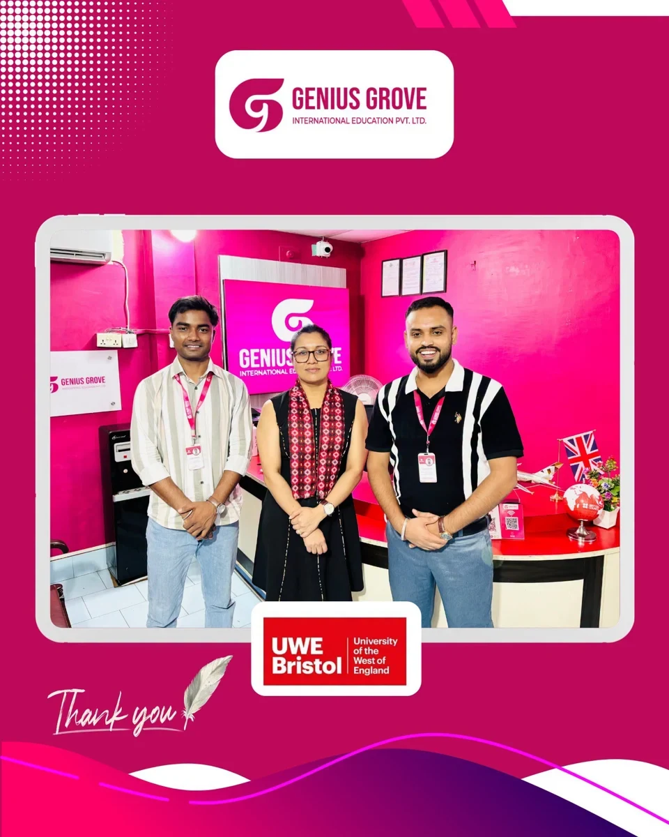 UWE Bristol, University of the West of England, Bristol, visiting Genius Grove